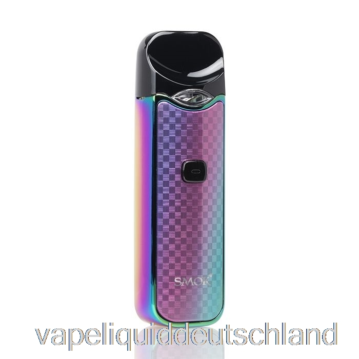 Smok Nord 15 W Pod Kit Kohlefaser – Regenbogen-Vape-Flüssigkeit